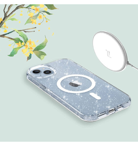 TECH-PROTECT FLEXAIR HYBRID MAGSAFE IPHONE 13 / 14 GLITTER 