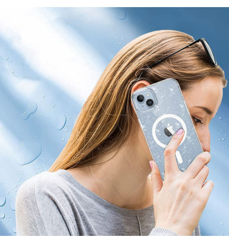 TECH-PROTECT FLEXAIR HYBRID MAGSAFE IPHONE 13 / 14 GLITTER 