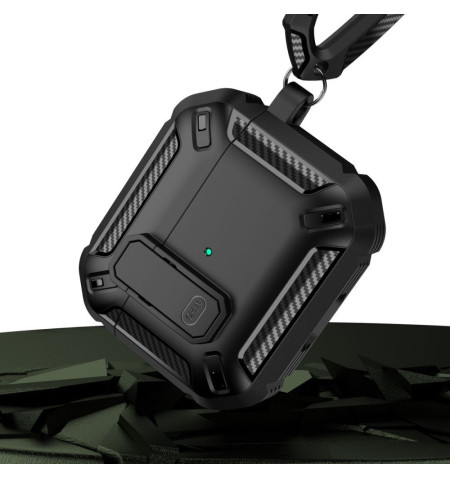 TECH-PROTECT X-CARBO APPLE AIRPODS PRO 1 / 2 BLACK 