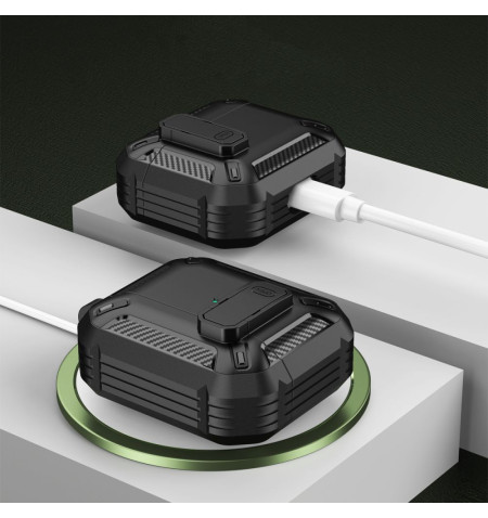 TECH-PROTECT X-CARBO APPLE AIRPODS PRO 1 / 2 BLACK 