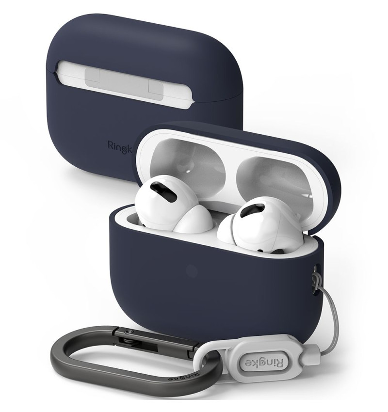 RINGKE SILICONE APPLE AIRPODS PRO 1 / 2 MIDNIGHT BLUE  RINGKE SILICONE APPLE AIRPODS PRO 1 / 2 MIDNIGHT BLUE