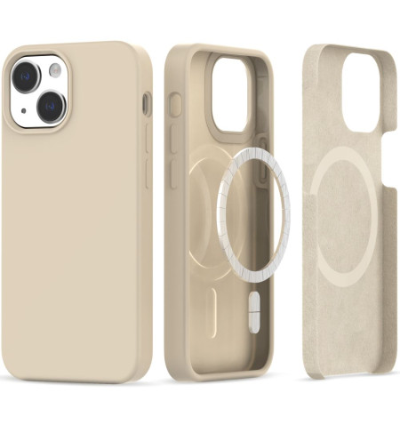 TECH-PROTECT SILICONE MAGSAFE IPHONE 13 / 14 BEIGE
