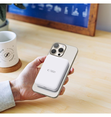 TECH-PROTECT PB11 LIFEMAG MAGSAFE POWER BANK 10000MAH WHITE 