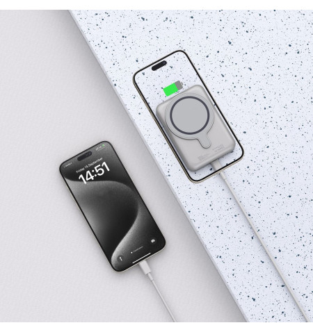 TECH-PROTECT PB11 LIFEMAG MAGSAFE POWER BANK 10000MAH TITANIUM 