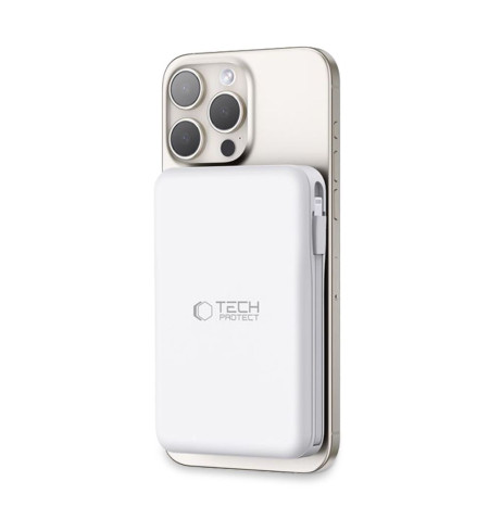 TECH-PROTECT PB31 LIFEMAG MAGSAFE POWER BANK 10000MAH WHITE 