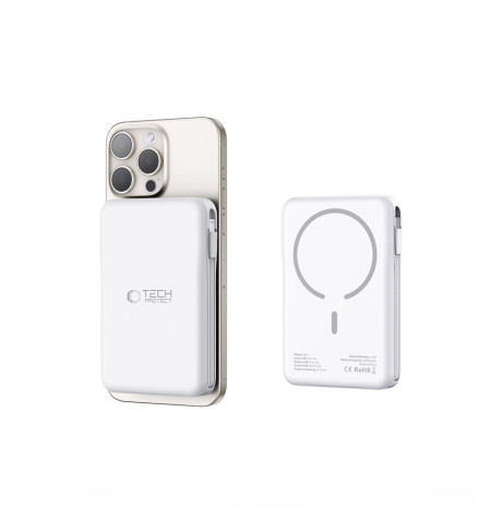 TECH-PROTECT PB31 LIFEMAG MAGSAFE POWER BANK 10000MAH WHITE 