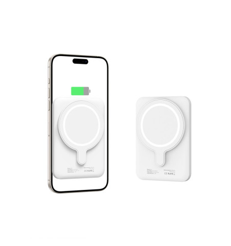 TECH-PROTECT PB10 LIFEMAG MAGSAFE POWER BANK 5000MAH WHITE 
