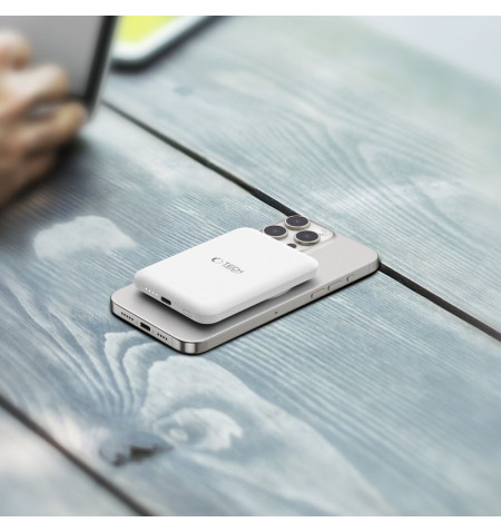 TECH-PROTECT PB10 LIFEMAG MAGSAFE POWER BANK 5000MAH WHITE 