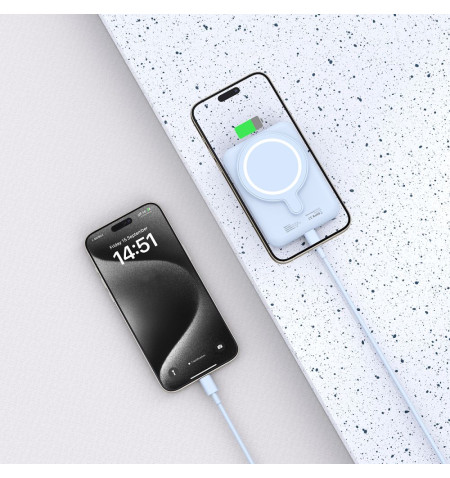 TECH-PROTECT PB10 LIFEMAG MAGSAFE POWER BANK 5000MAH BLUE 