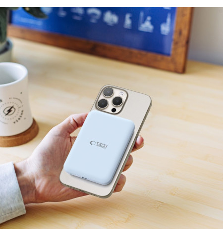 TECH-PROTECT PB10 LIFEMAG MAGSAFE POWER BANK 5000MAH BLUE 