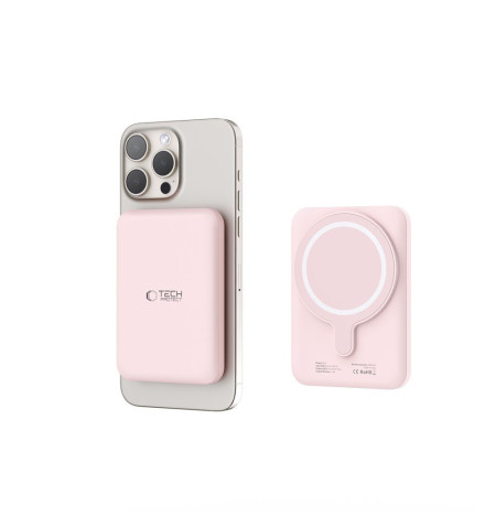 TECH-PROTECT PB10 LIFEMAG MAGSAFE POWER BANK 5000MAH PINK 