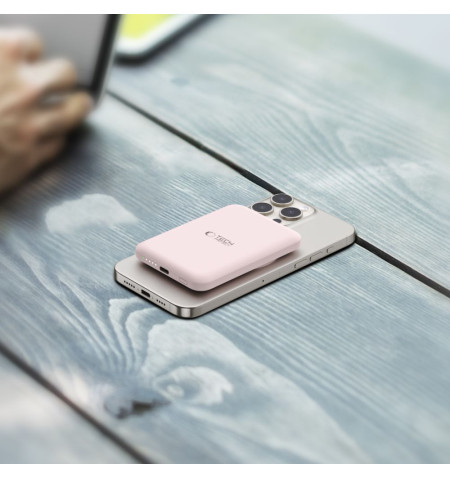 TECH-PROTECT PB10 LIFEMAG MAGSAFE POWER BANK 5000MAH PINK 