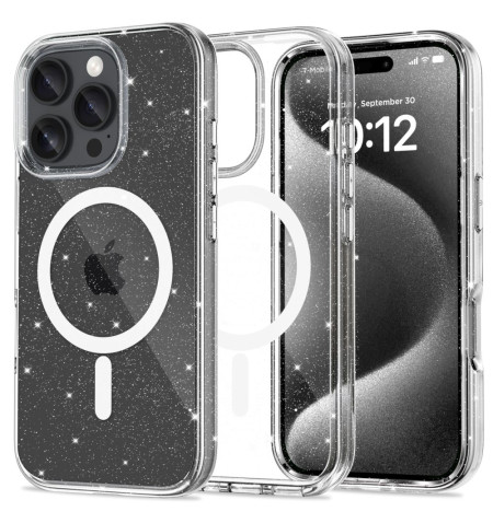 TECH-PROTECT FLEXAIR HYBRID MAGSAFE IPHONE 16 PRO GLITTER 