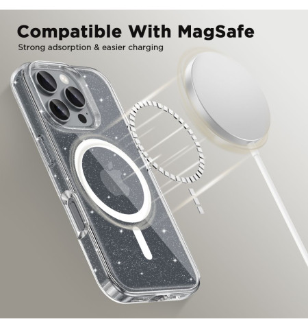 TECH-PROTECT FLEXAIR HYBRID MAGSAFE IPHONE 16 PRO MAX GLITTER 