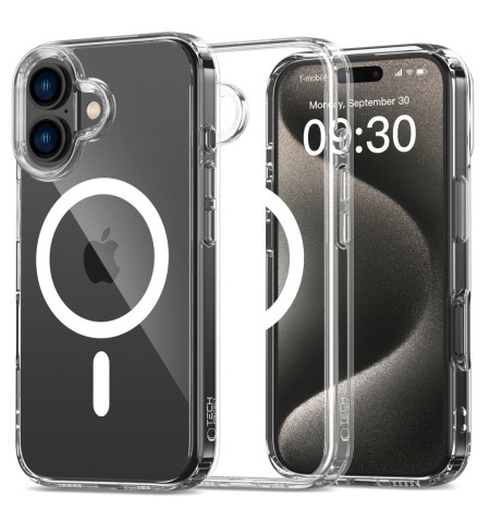TECH-PROTECT FLEXAIR HYBRID MAGSAFE IPHONE 16 CLEAR 