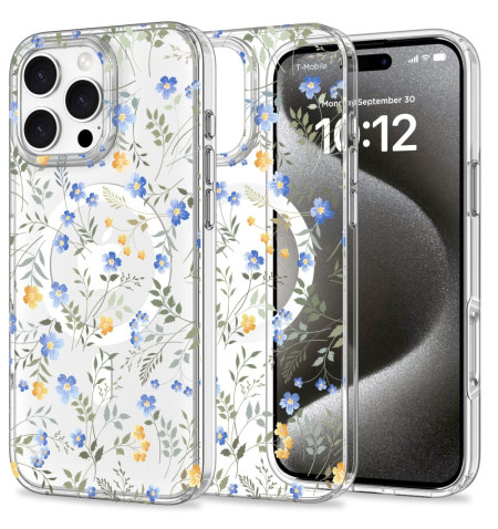 TECH-PROTECT MAGMOOD MAGSAFE IPHONE 16 PRO MAX SPRING FLOWERS