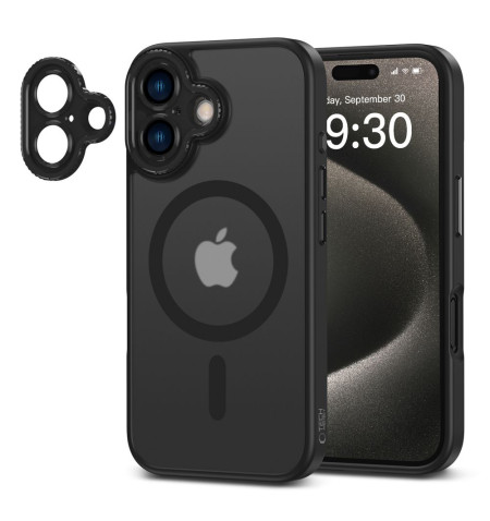 TECH-PROTECT MAGCAM MAGSAFE IPHONE 16 MATTE BLACK 