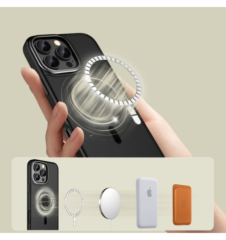 TECH-PROTECT MAGEDGE MAGSAFE IPHONE 16 PRO MAX MATTE BLACK/GUNMETAL 