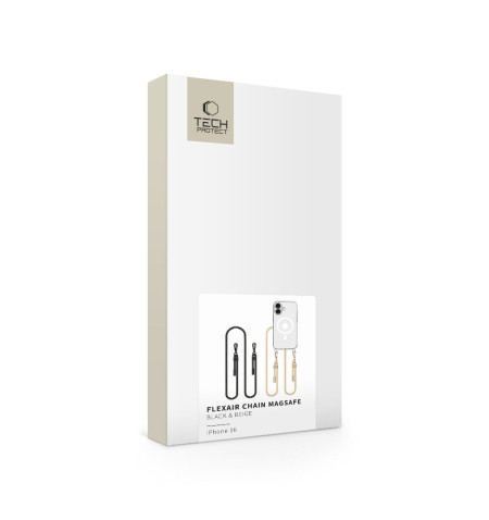 TECH-PROTECT FLEXAIR CHAIN MAGSAFE IPHONE 16 BLACK & TAUPE 