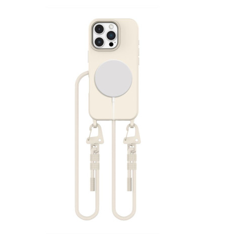 TECH-PROTECT MAGNECKLACE MAGSAFE IPHONE 16 PRO MAX COSMIC LATTE