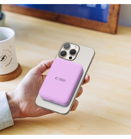 TECH-PROTECT PB11 LIFEMAG MAGSAFE POWER BANK 10000MAH LILAC 