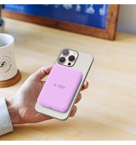 TECH-PROTECT PB10 LIFEMAG MAGSAFE POWER BANK 5000MAH LILAC 