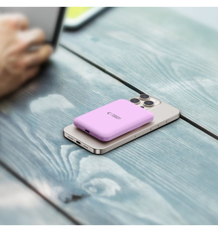 TECH-PROTECT PB10 LIFEMAG MAGSAFE POWER BANK 5000MAH LILAC 