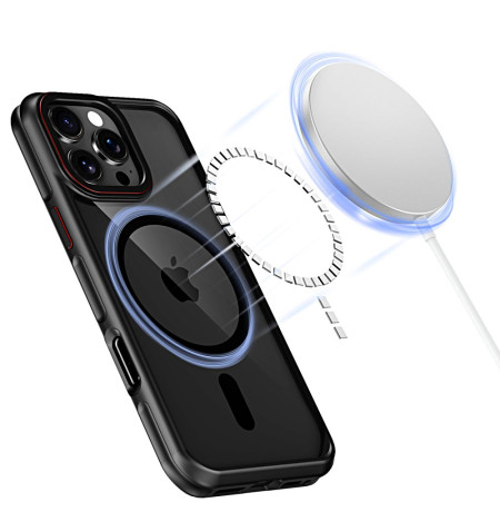 TECH-PROTECT MAGHYBRID MAGSAFE IPHONE 16 PRO BLACK/RED 