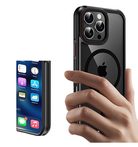 TECH-PROTECT MAGHYBRID MAGSAFE IPHONE 16 PRO BLACK/RED 