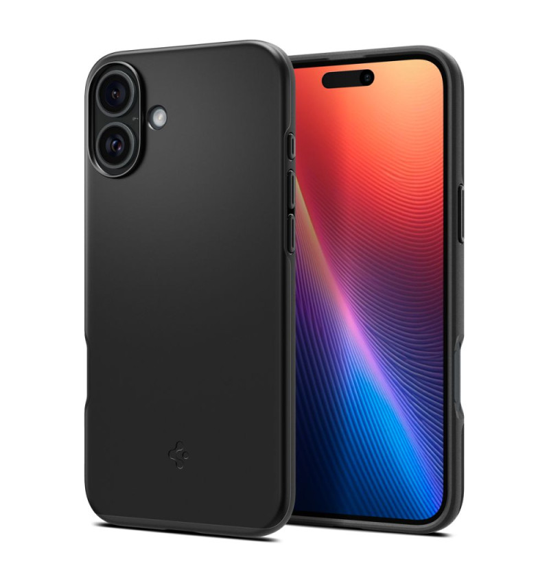 SPIGEN THIN FIT MAG MAGSAFE IPHONE 16 PLUS BLACK  SPIGEN THIN FIT MAG MAGSAFE IPHONE 16 PLUS BLACK