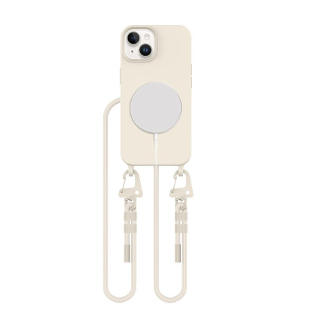 TECH-PROTECT MAGNECKLACE MAGSAFE IPHONE 14 COSMIC LATTE