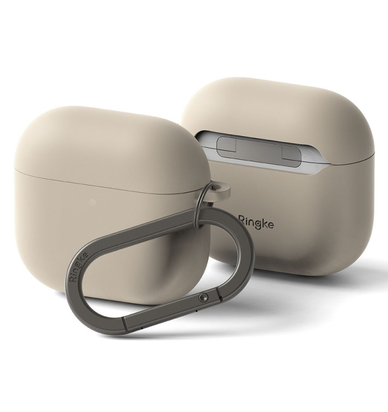 RINGKE SILICONE APPLE AIRPODS 4 STONE  RINGKE SILICONE APPLE AIRPODS 4 STONE