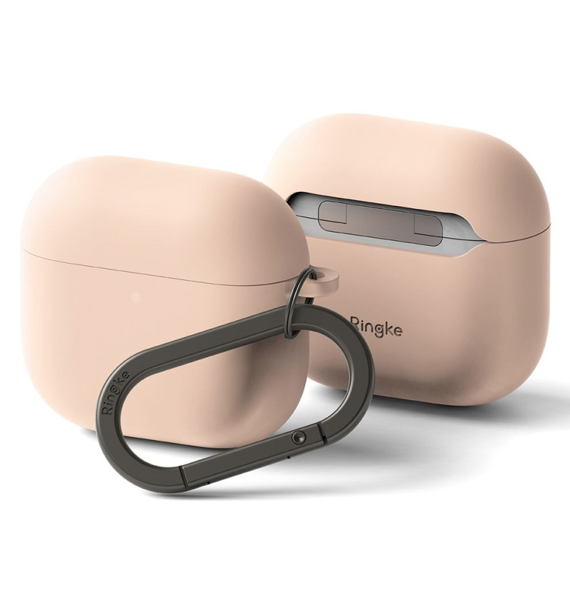 RINGKE SILICONE APPLE AIRPODS 4 PINK SAND  RINGKE SILICONE APPLE AIRPODS 4 PINK SAND