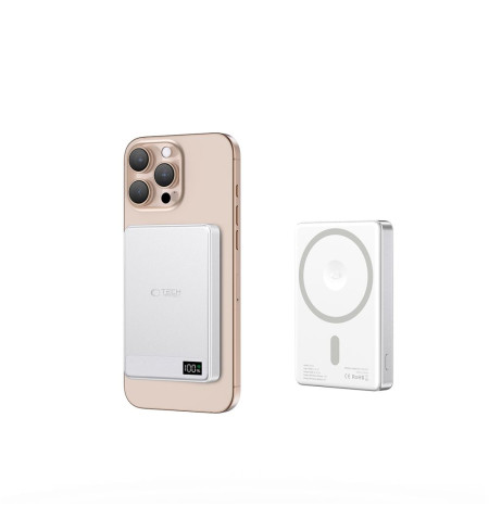 TECH-PROTECT PB33 LIFEMAG MAGSAFE POWER BANK 5000MAH SILVER 