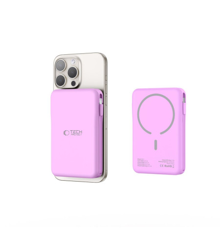 TECH-PROTECT PB31 LIFEMAG MAGSAFE POWER BANK 10000MAH LAVENDER 
