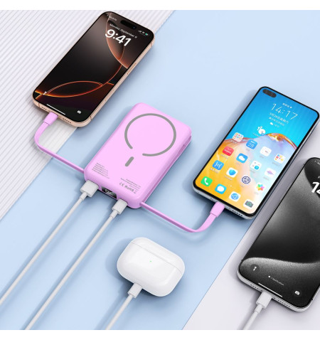 TECH-PROTECT PB31 LIFEMAG MAGSAFE POWER BANK 10000MAH LAVENDER 