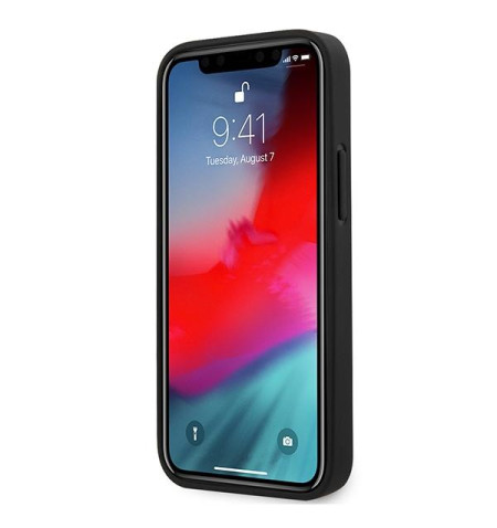 Guess Saffiano V Etui iPhone 12 Mini (róż) 