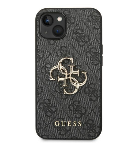 Guess 4G Big Metal Logo - Etui iPhone 14 (szary) 