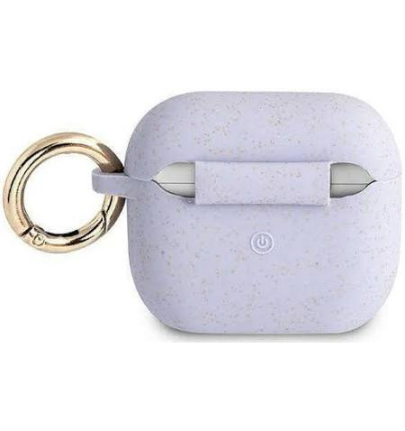 GUESS silikonowe etui na AirPods 3 gen. (fiolet) 