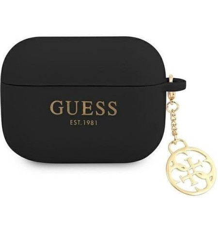 GUESS silikonowe etui na AirPods 3 gen. (czarny) 