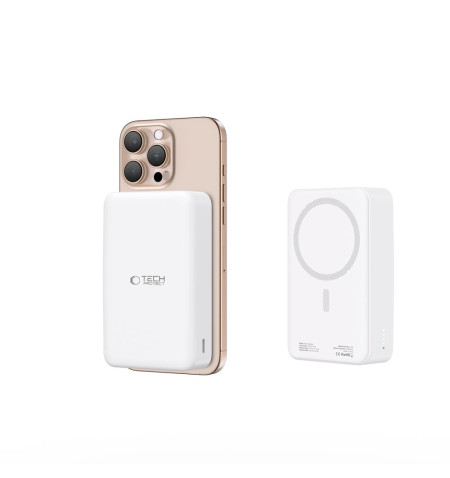 TECH-PROTECT PB12 LIFEMAG MAGSAFE POWER BANK 20000MAH WHITE 