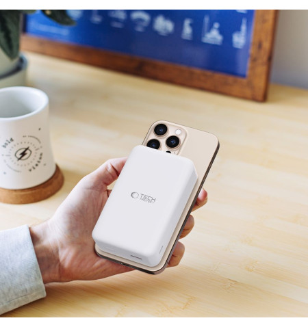 TECH-PROTECT PB12 LIFEMAG MAGSAFE POWER BANK 20000MAH WHITE 