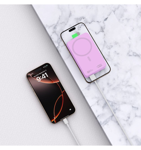 TECH-PROTECT PB12 LIFEMAG MAGSAFE POWER BANK 20000MAH LILAC 