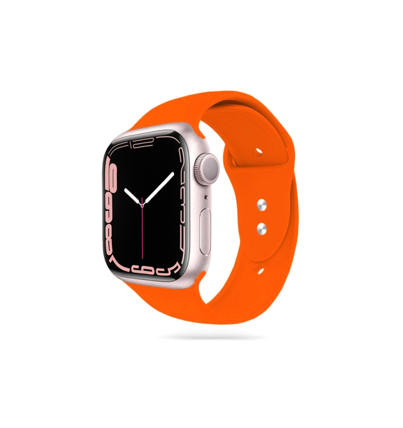 TECH-PROTECT ICONBAND APPLE WATCH 4 / 5 / 6 / 7 / 8 / 9 / SE / ULTRA 1 / 2 (44 / 45/ 46 MM) ORANGE  TECH-PROTECT ICONBAND APPLE WATCH 4 / 5 / 6 / 7 / 8 / 9 / SE / ULTRA 1 / 2 (44 / 45/ 46 MM) ORANGE