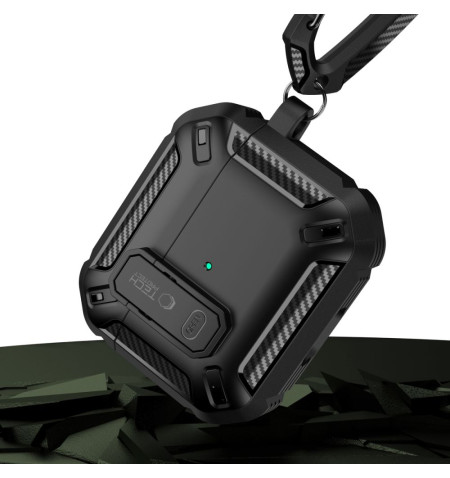TECH-PROTECT X-CARBO APPLE AIRPODS PRO 1 / 2 BLACK 