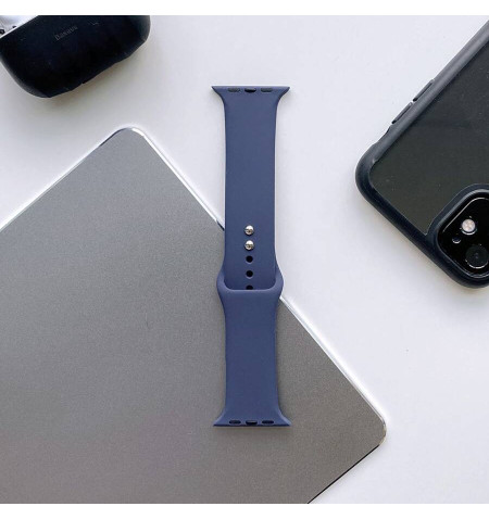 TECH-PROTECT ICONBAND APPLE WATCH 4 / 5 / 6 / 7 / 8 / 9 / SE / ULTRA 1 / 2 (44/ 45/ 46/ 49 MM) MIDNIGHT BLUE 