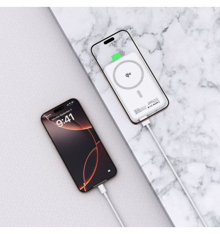 TECH-PROTECT PB24 LIFEMAG QI2 MAGSAFE POWER BANK 10000MAH WHITE 