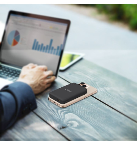 TECH-PROTECT PB24 LIFEMAG QI2 MAGSAFE POWER BANK 10000MAH BLACK 