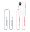 TECH-PROTECT FLEXAIR CHAIN MAGSAFE IPHONE 16 GREY & PINK