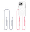 TECH-PROTECT FLEXAIR CHAIN MAGSAFE IPHONE 16 PRO GREY & PINK